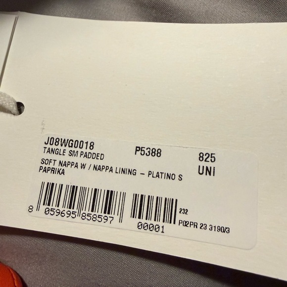 Jil Sander Tangle Orange Crossbody Bag - Picture 6 of 6